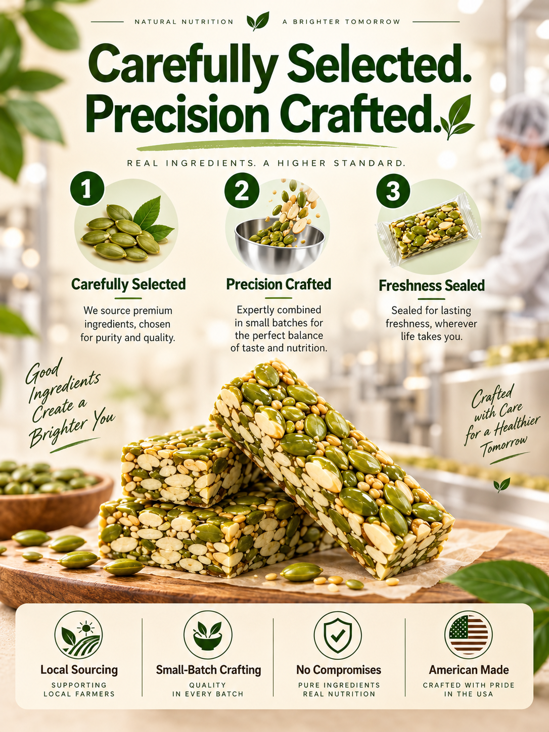 😋 Pumpkin Seed Brittle | Natural Goodness 🌿 Simple Ingredients, Amazing Taste ✨-June