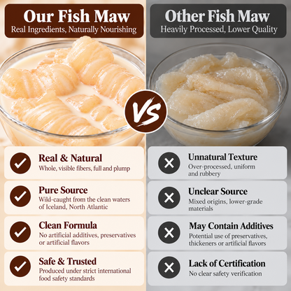 🥛 Icelandic Cod Fish Maw Creamy Milk Dessert 🐟- June