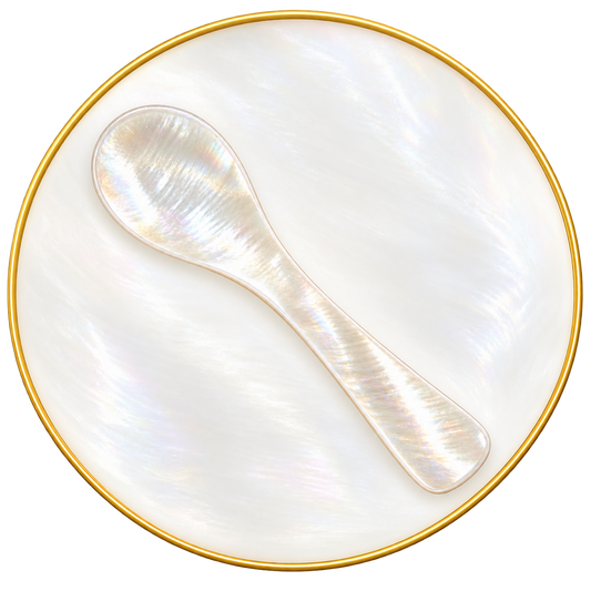 Handcrafted Mother of Pearl Serving Spoon