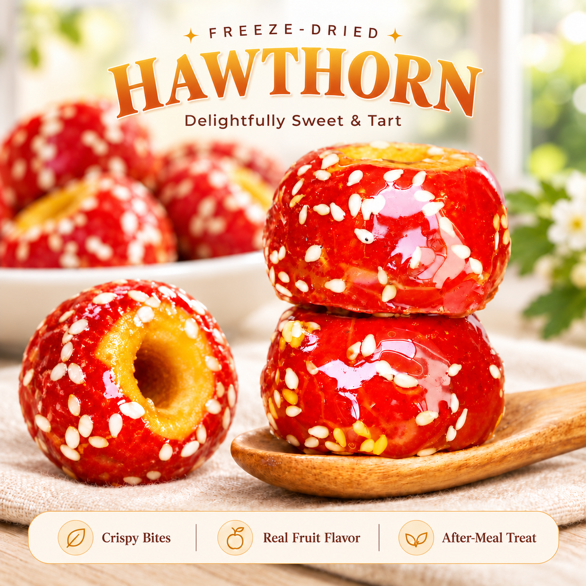 ✨Freeze-Dried Hawthorn – Supports Nutrient Absorption & Gut Health-ZP2
