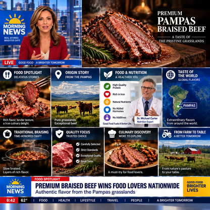🥩 PAMPAS ROYAL BEEF ✨ All‑Natural Ready‑to‑Eat Beef Jerky-June