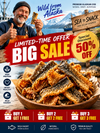 Premium Crispy Spicy Cod Skin Snack | Crunchy Seafood Chips-June