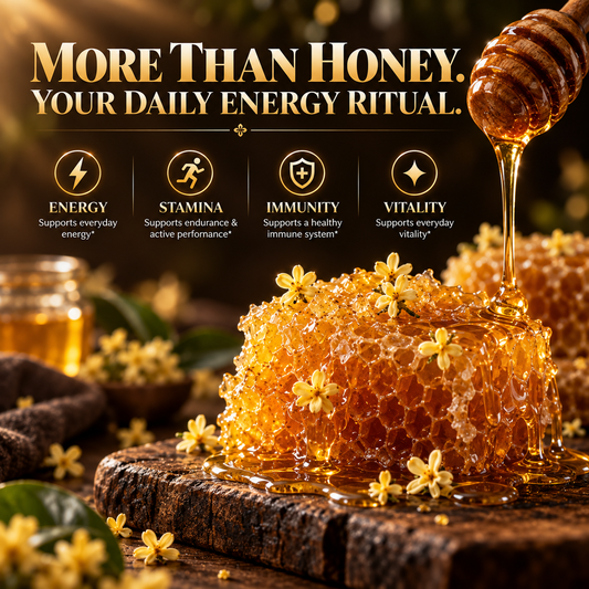 Daily Natural Energy Ritual from Rare Honey Sources-June