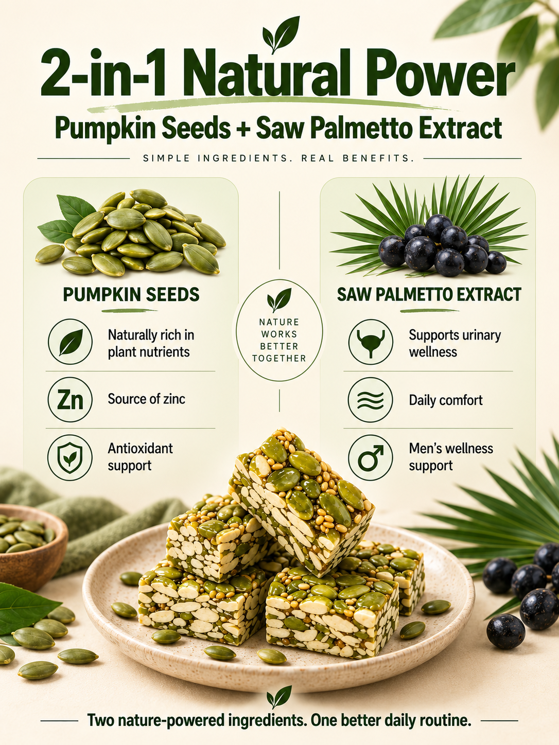 😋 Pumpkin Seed Brittle | Natural Goodness 🌿 Simple Ingredients, Amazing Taste ✨-June