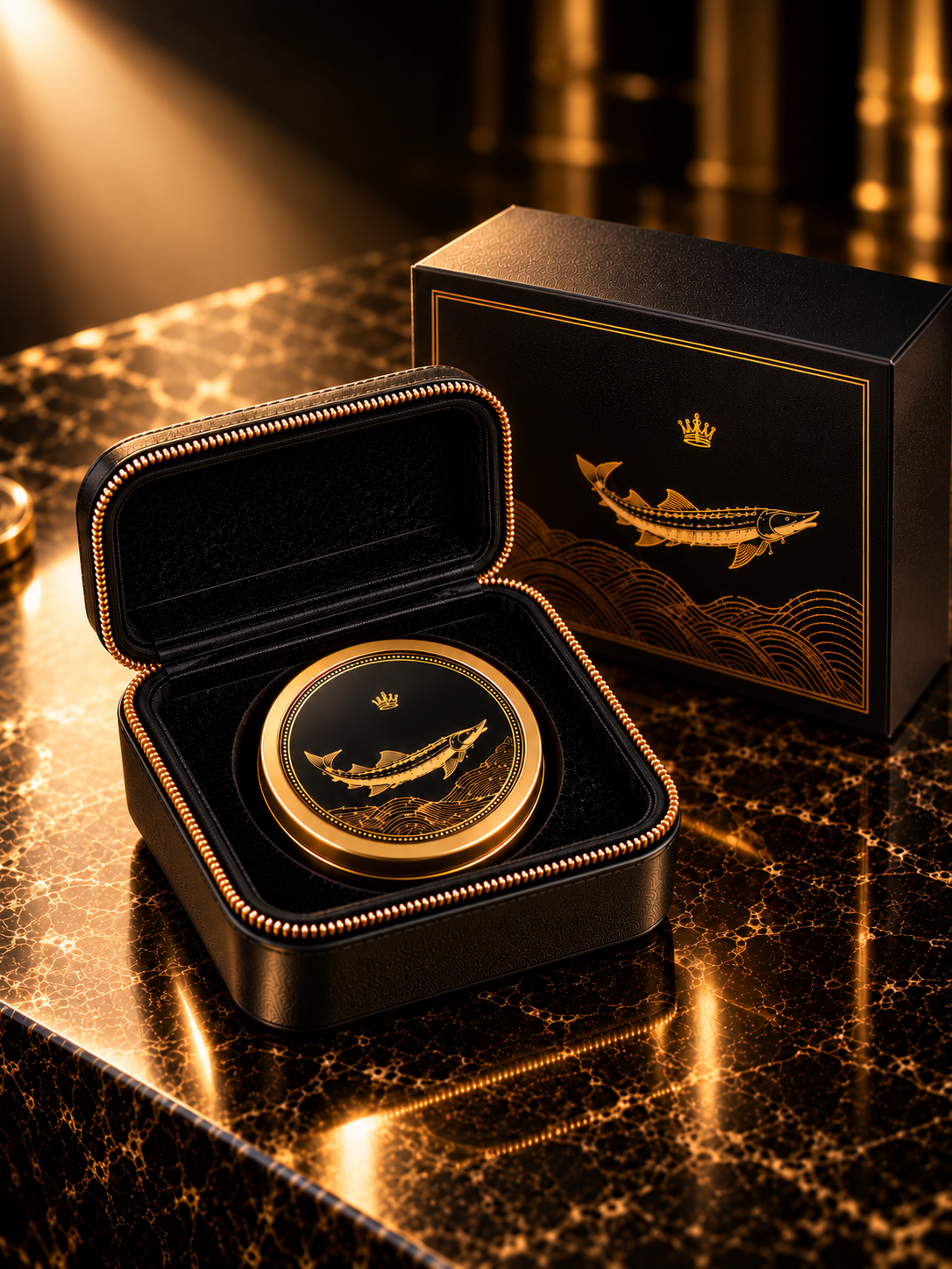 ✨ Black Gold Premium Sturgeon Caviar — Plump Pearls, Pure Ocean Luxury- June