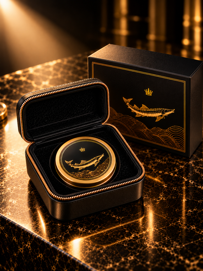 ✨ Black Gold Premium Sturgeon Caviar — Plump Pearls, Pure Ocean Luxury- June