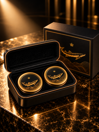 ✨ Black Gold Premium Sturgeon Caviar — Plump Pearls, Pure Ocean Luxury- June