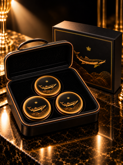 ✨ Black Gold Premium Sturgeon Caviar — Plump Pearls, Pure Ocean Luxury- June