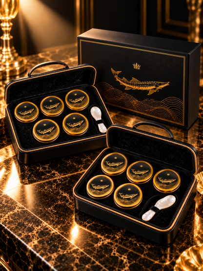✨ Black Gold Premium Sturgeon Caviar — Plump Pearls, Pure Ocean Luxury- June