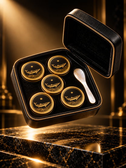 ✨ Black Gold Premium Sturgeon Caviar — Plump Pearls, Pure Ocean Luxury- June