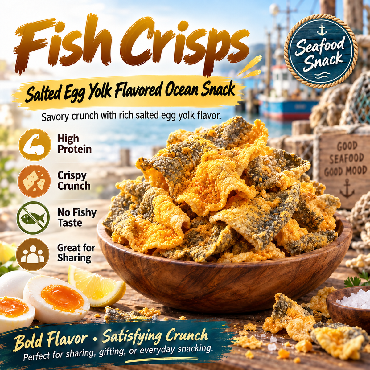 🐟 A Crunchy Protein Snack From The Ocean-ZP1