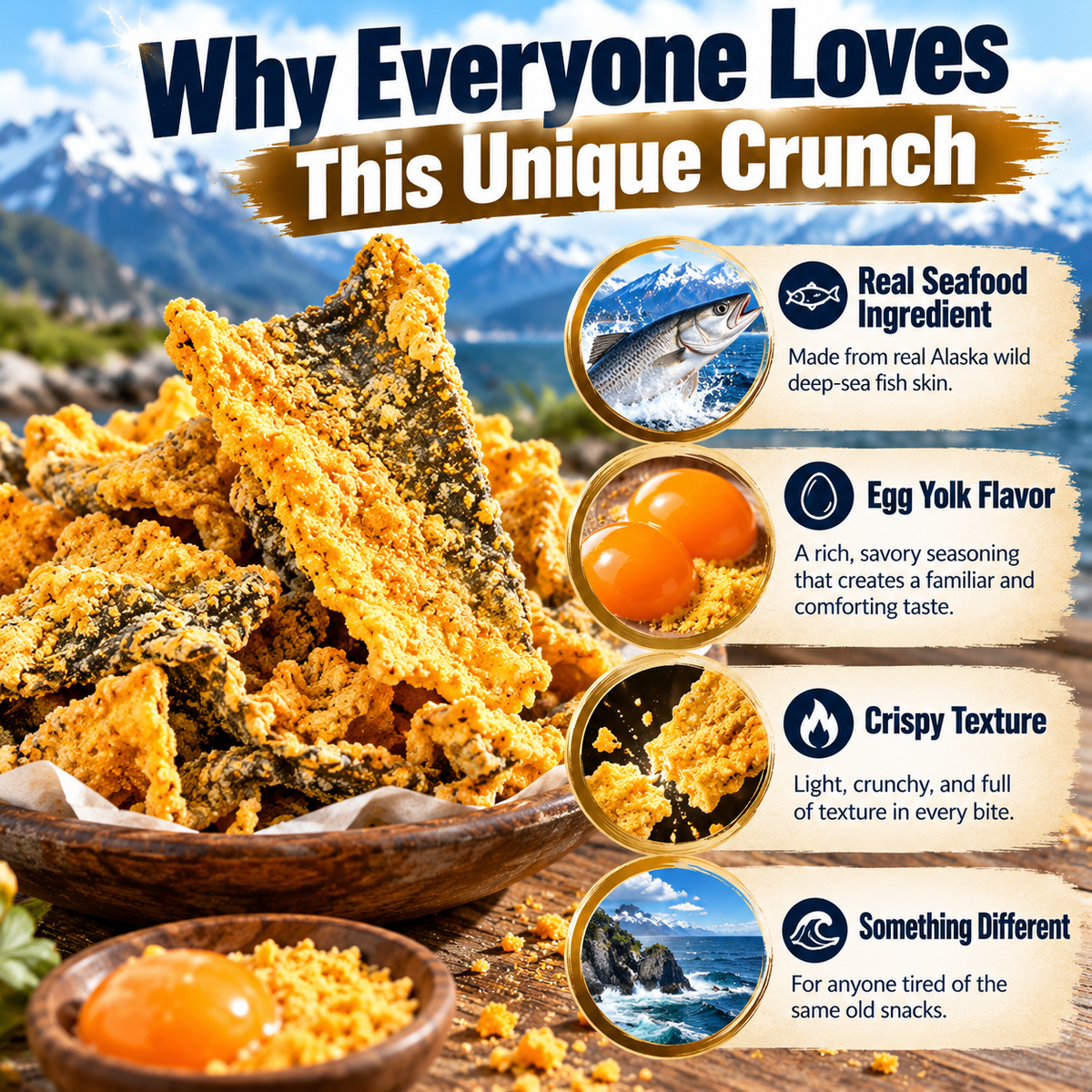 🐟 A Crunchy Protein Snack From The Ocean-ZP1