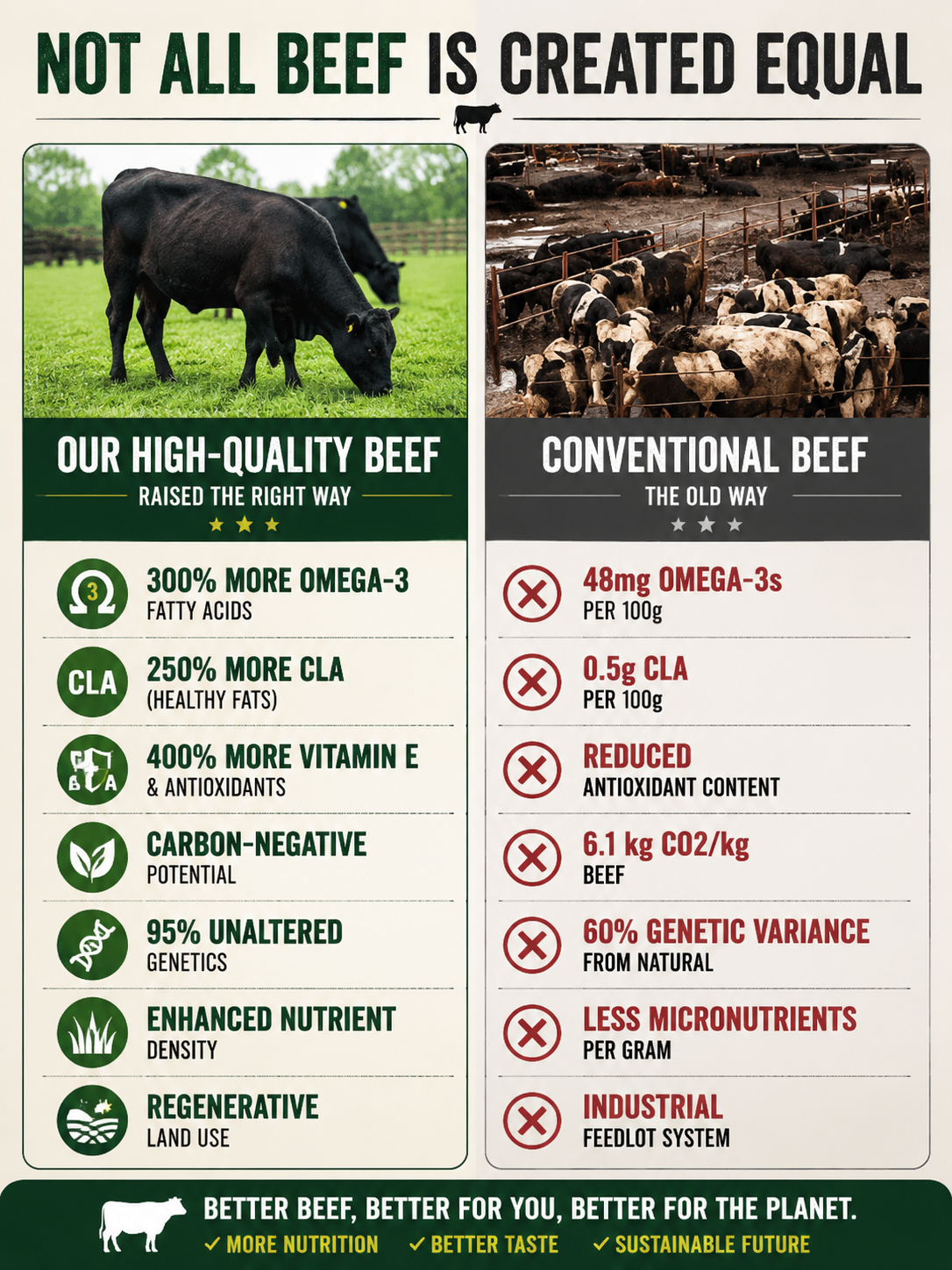 🐄 Pasture-Raised Beef Brisket Chunks – Premium Protein Snack-June