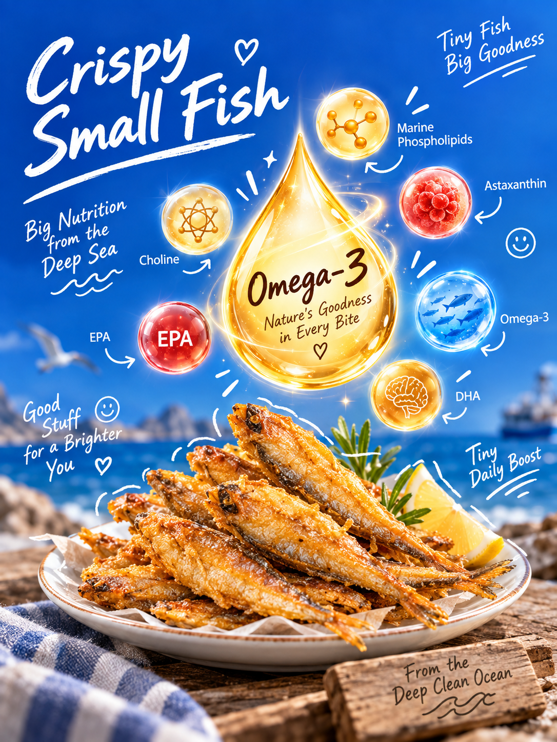 🐟 Happy Partner: Premium Deep-Sea Yellow Croaker Fillets | High-Quality Protein Snack 🌊✨-June