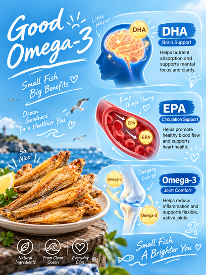🐟 Happy Partner: Premium Deep-Sea Yellow Croaker Fillets | High-Quality Protein Snack 🌊✨-June