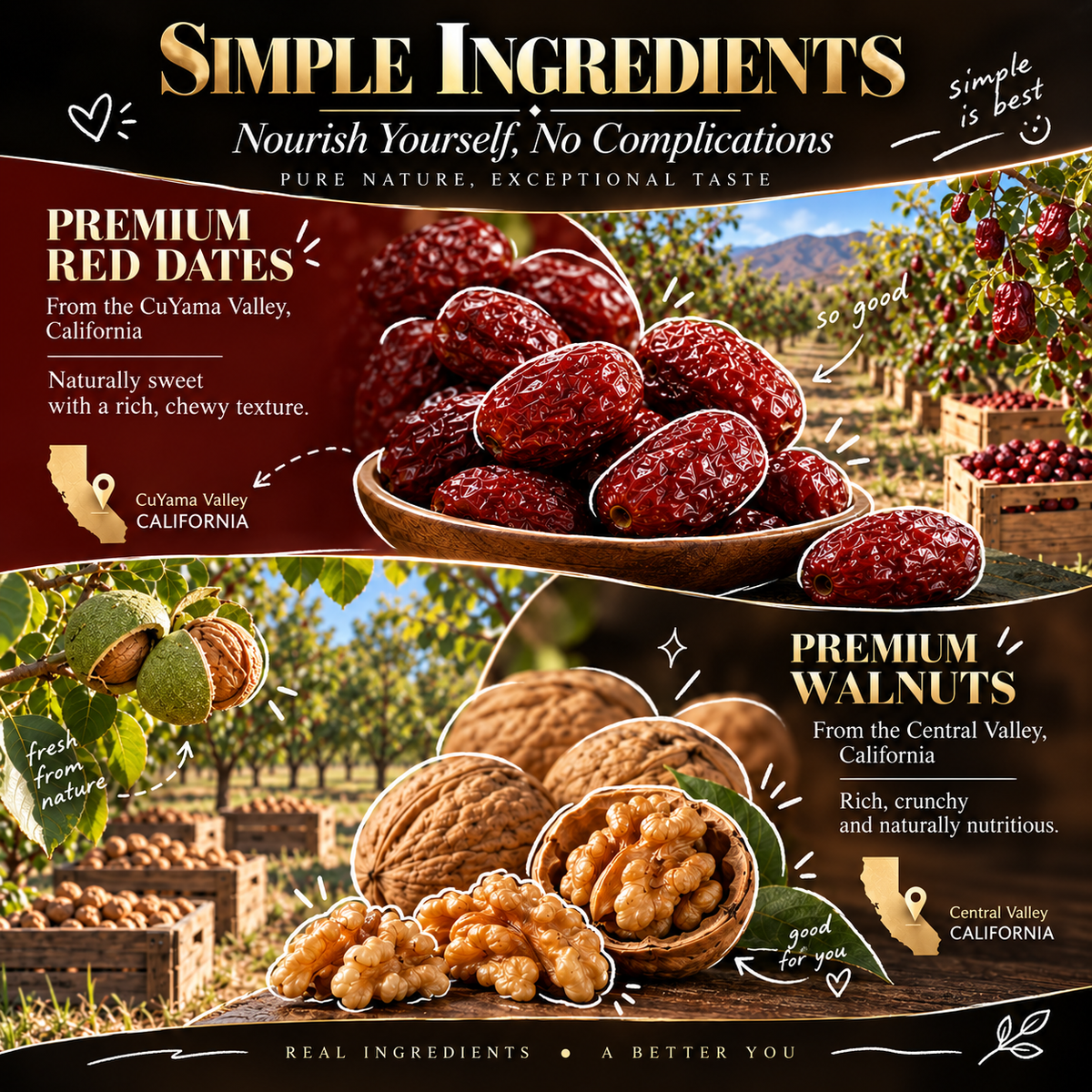 🌹 Rose Walnut Fruit Bites™ — A Delicious Everyday Snack 🌰✨-June